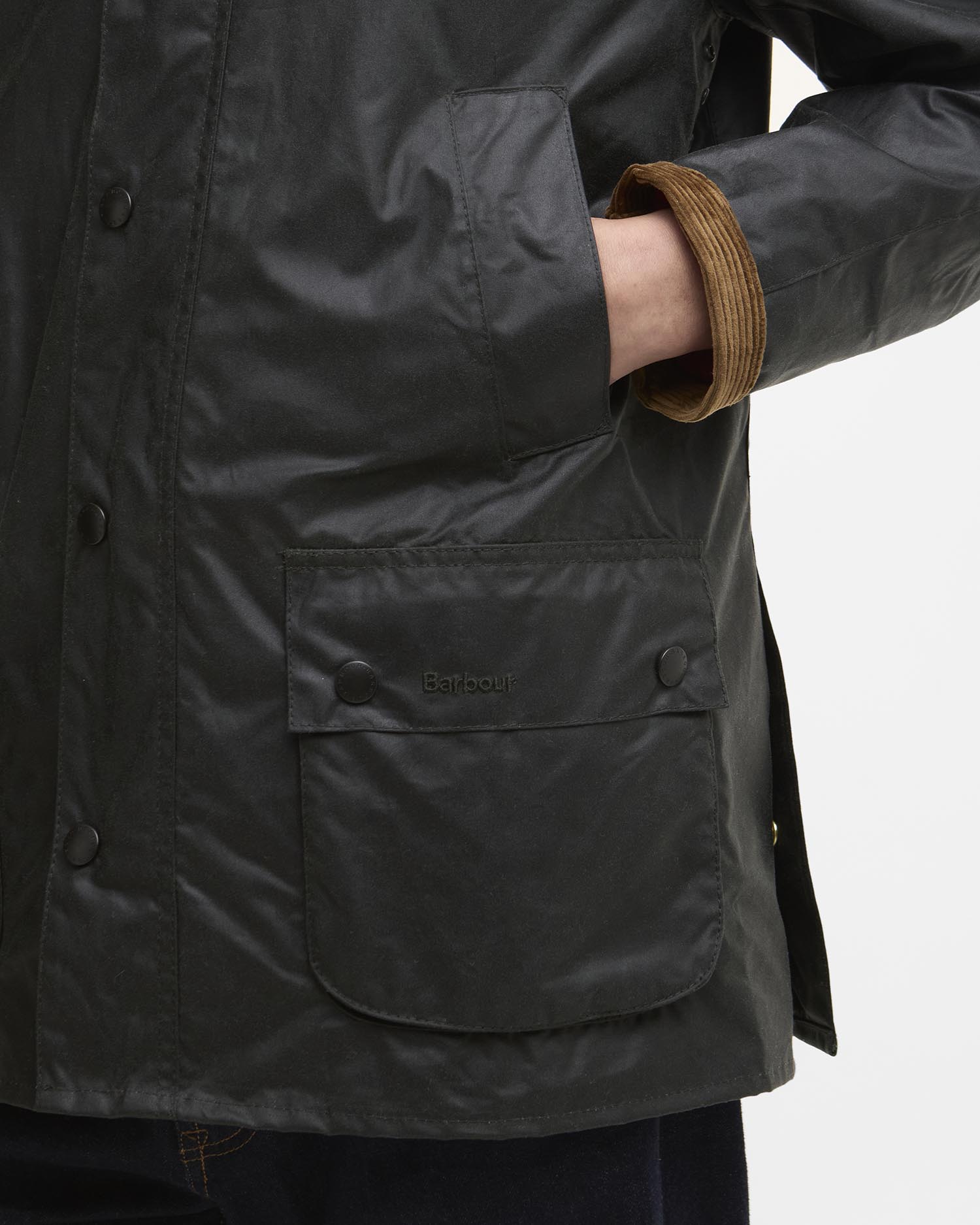 BARBOUR - Festive Ashby Waxed Jacket – Image 3