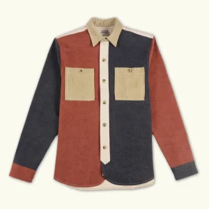 CUISSE DE GRENOUILLE - Surchemise en Twill Multicolore