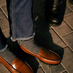G.H. BASS- Weejuns Penny Loafers Cognac Leather