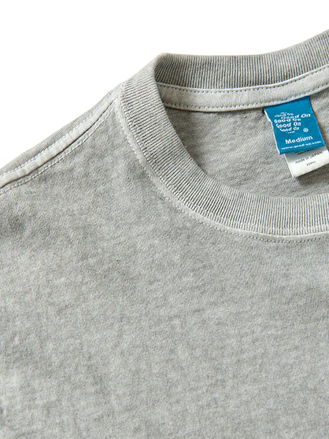 GOOD ON - SS Crew Tee P-Ash – Image 3