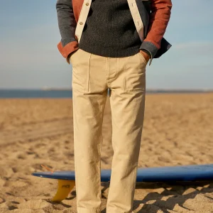 CUISSE DE GRENOUILLE - Pantalon Fatigue Beige