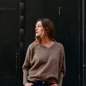 ESTHÈME - Pull Col V Raccoon