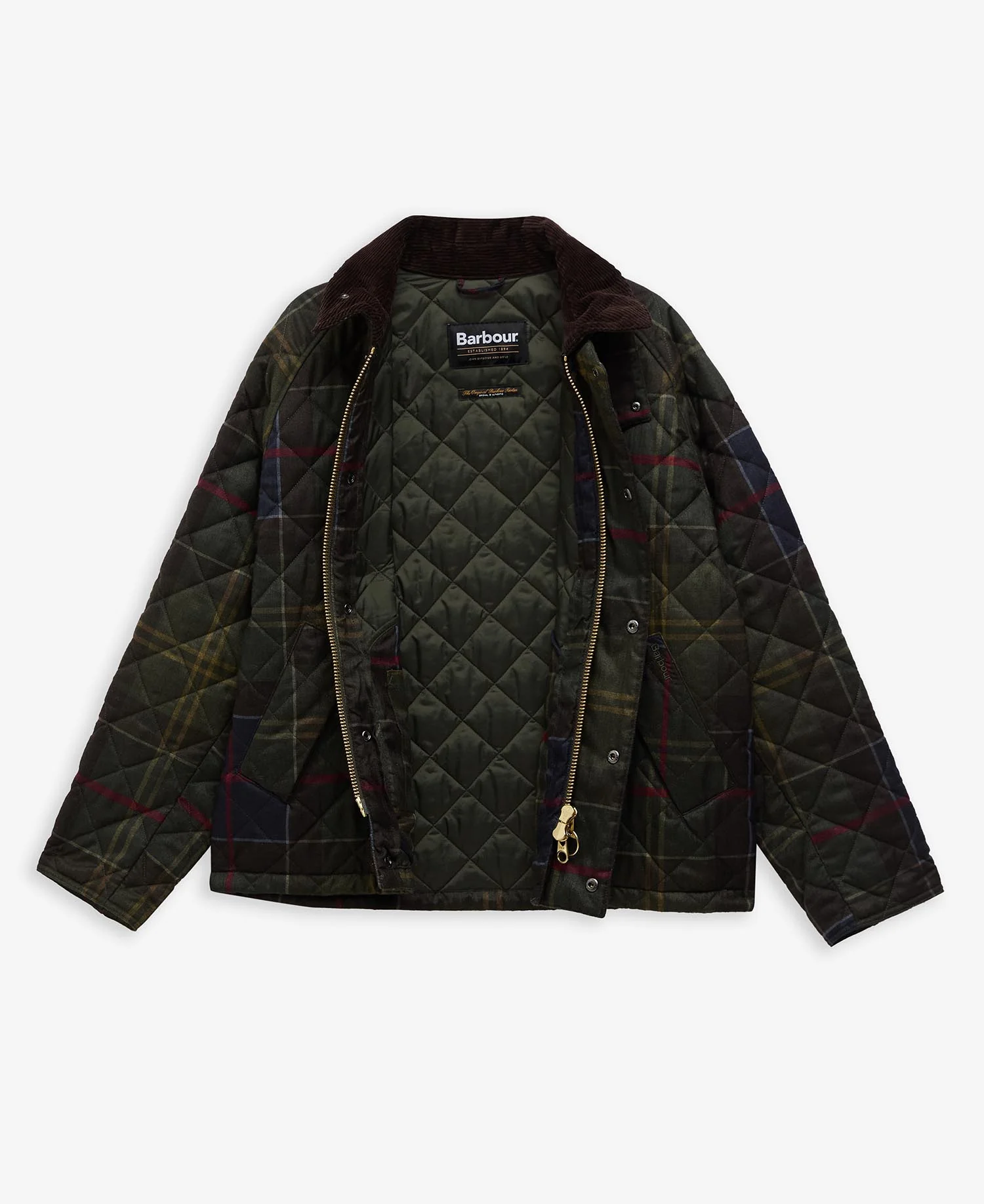 BARBOUR - Tartan Transport Quilted Jacket – Image 5