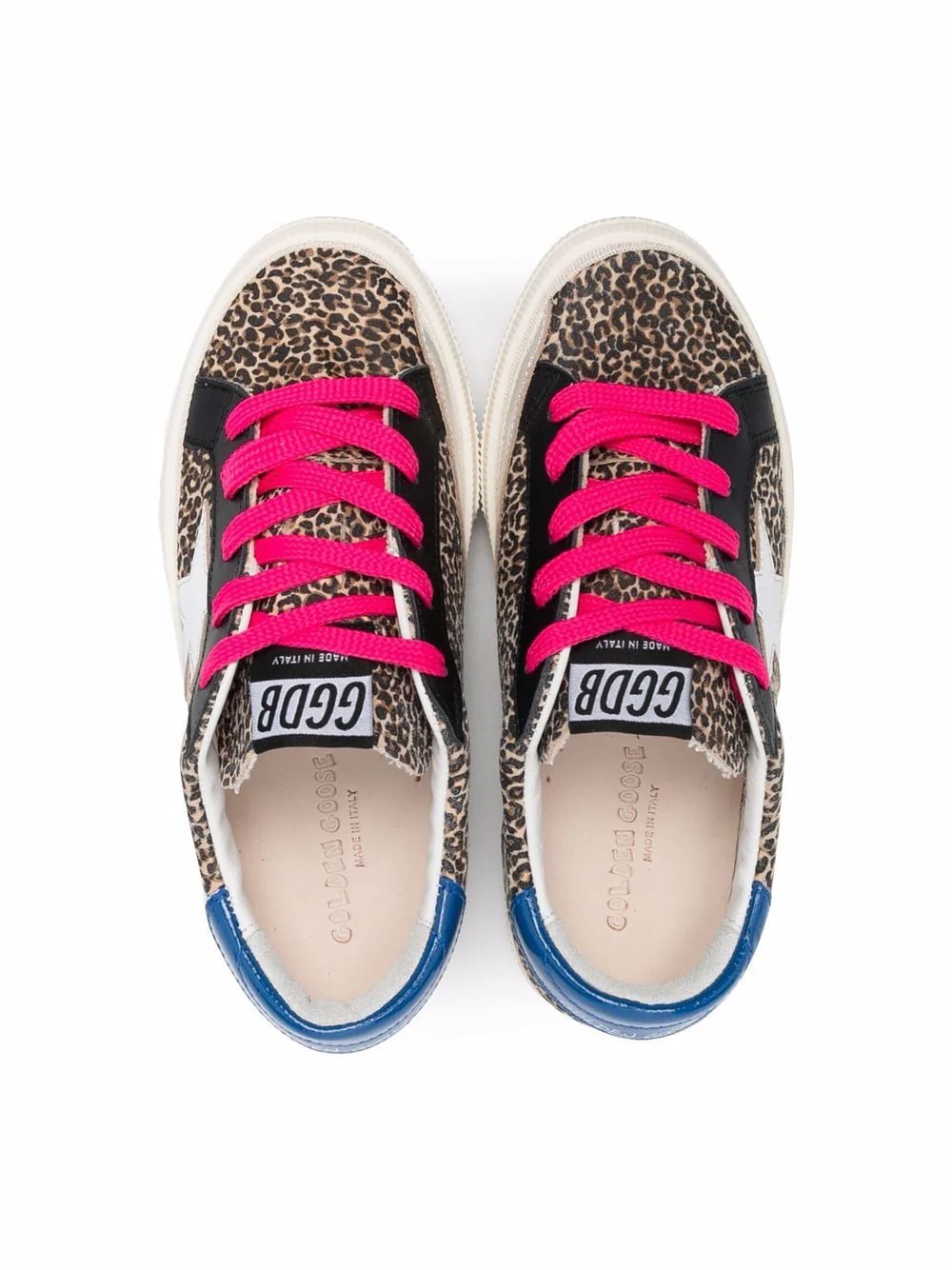 GOLDEN GOOSE - May Leopard Blue – Image 4