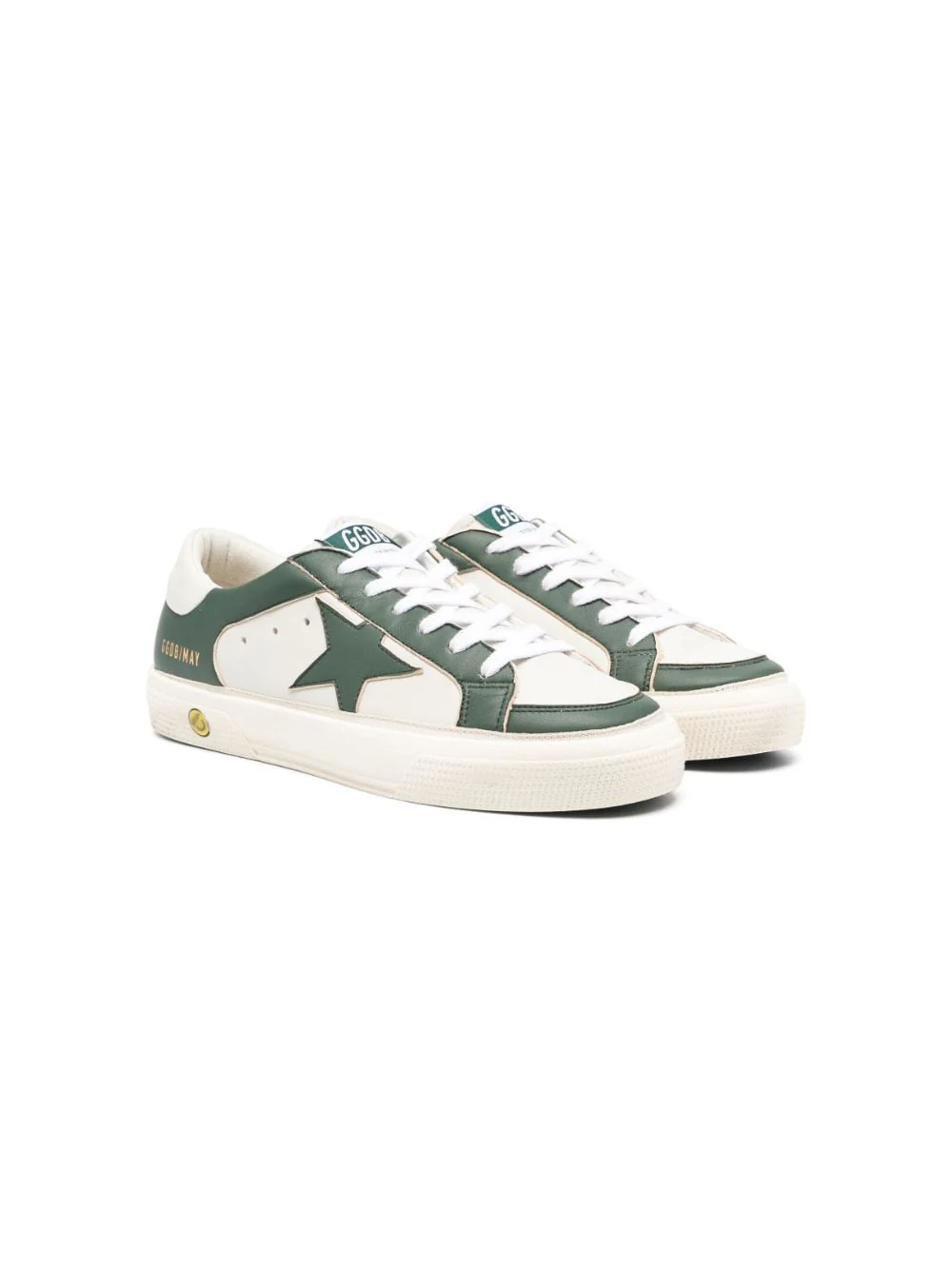 GOLDEN GOOSE - May Leather and Nappa Green – Image 4