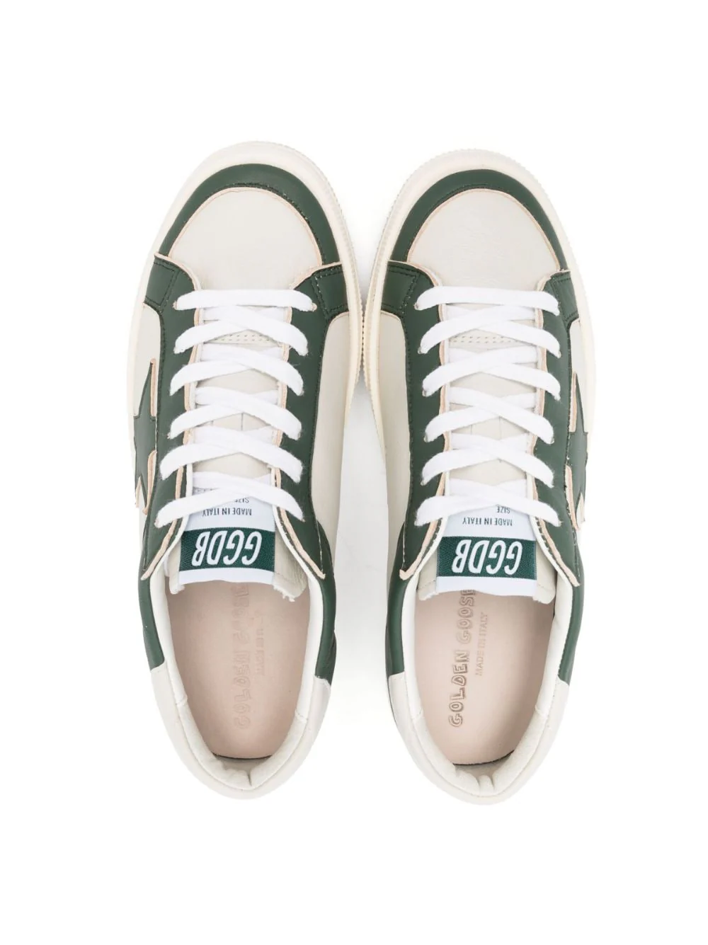 GOLDEN GOOSE - May Leather and Nappa Green – Image 3