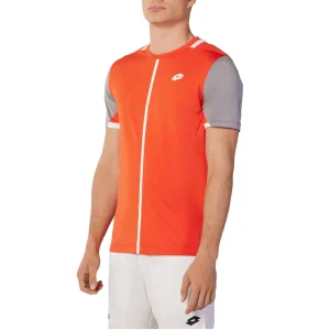 T-shirt Top IV - Coquelicot rouge/Vif-Argent