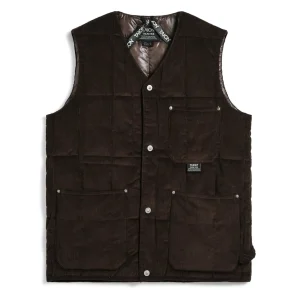 TAION - Gilet Sans Manches Work Corduroy Col V