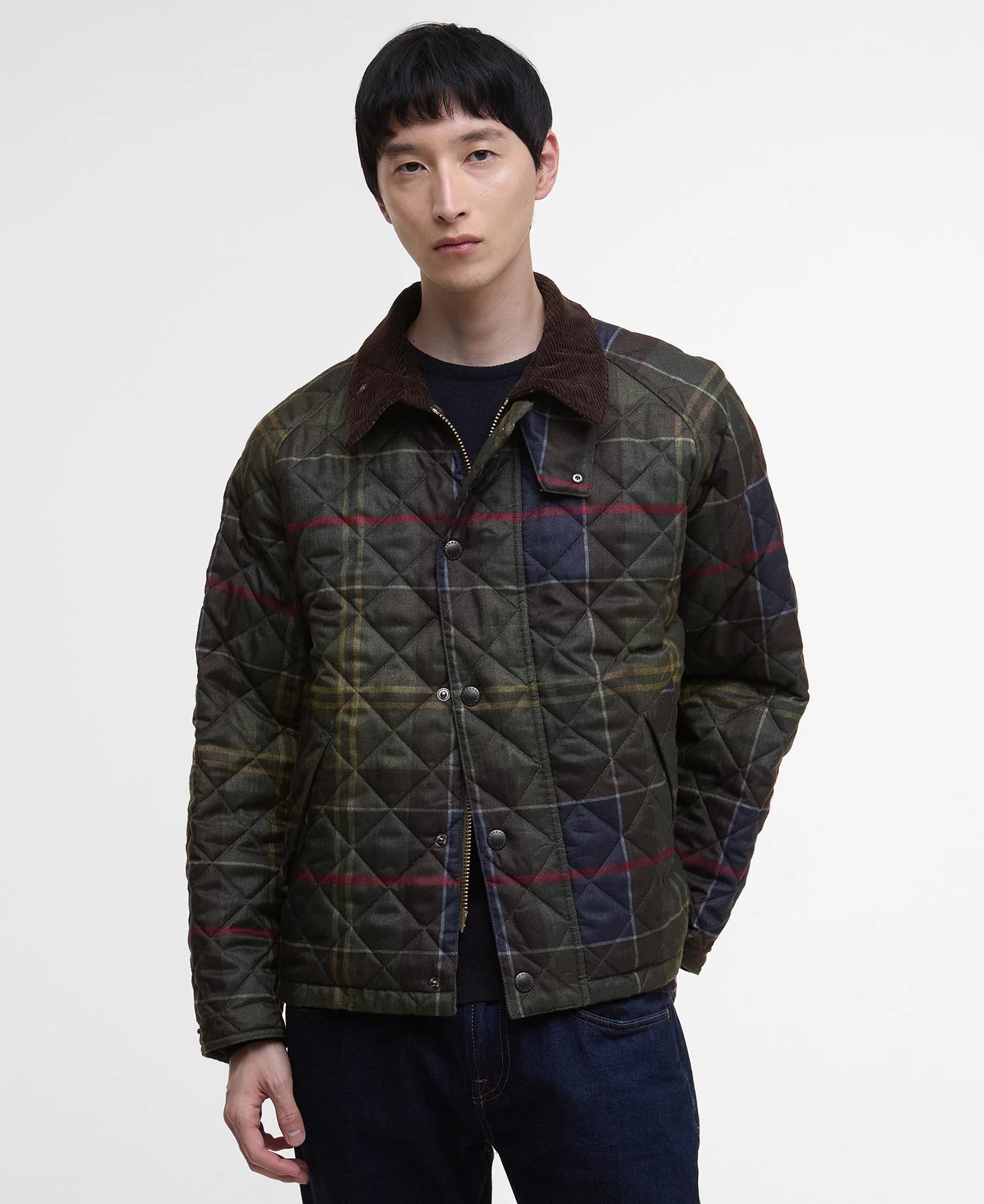 BARBOUR - Tartan Transport Quilted Jacket – Image 2