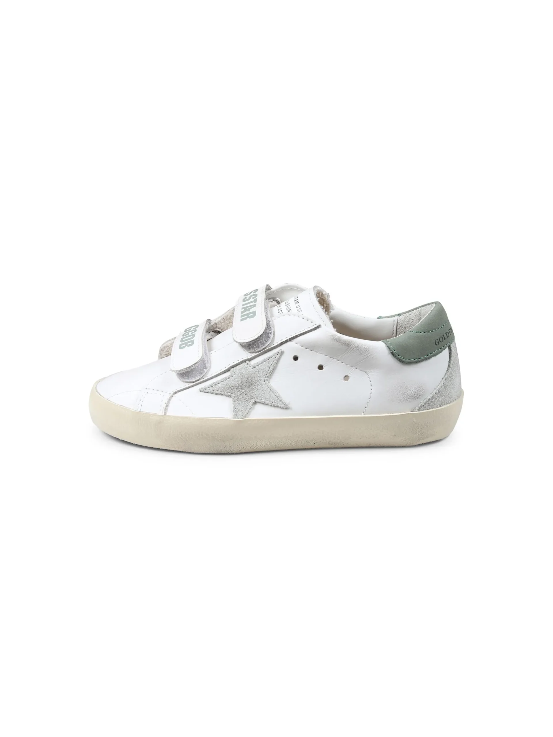 GOLDEN GOOSE - Old School White Ice Green – Image 5