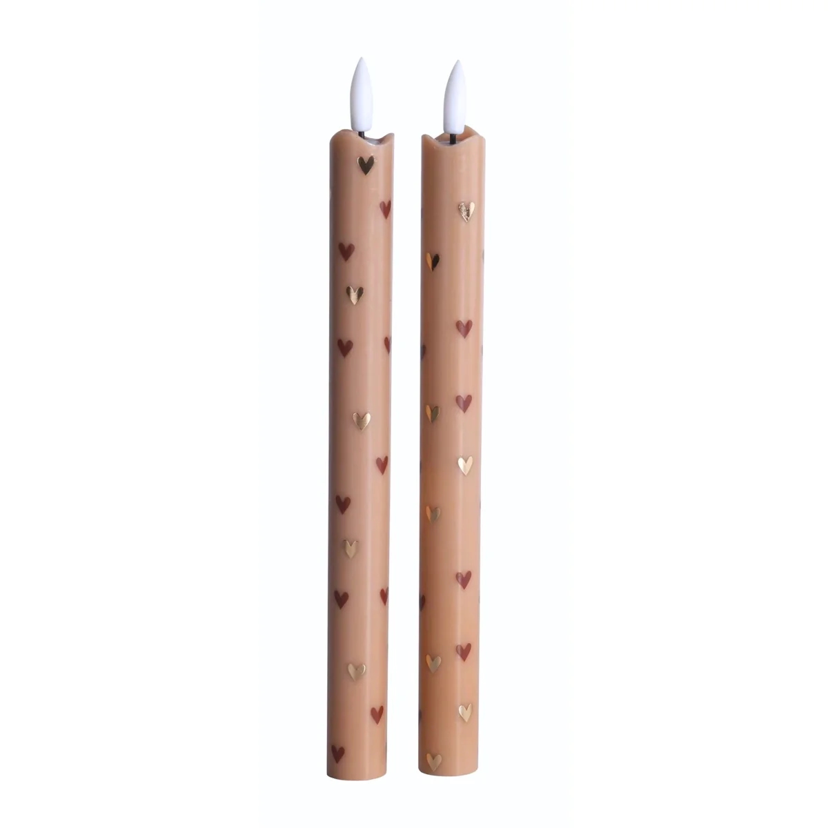 AIFCANDLES - LOT DE 2 BOUGIES LED COEURS – Image 2