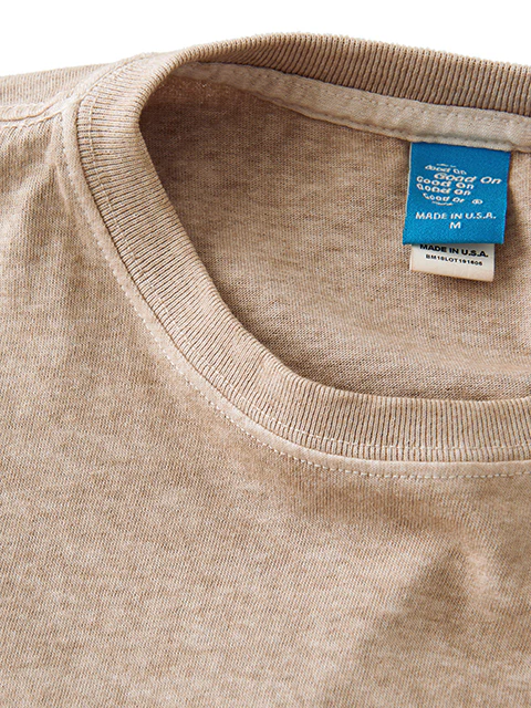 GOOD ON - SS Crew Tee P-Latté – Image 4