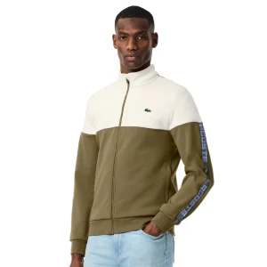 Sweat-shirt zippé de tennis colorblock