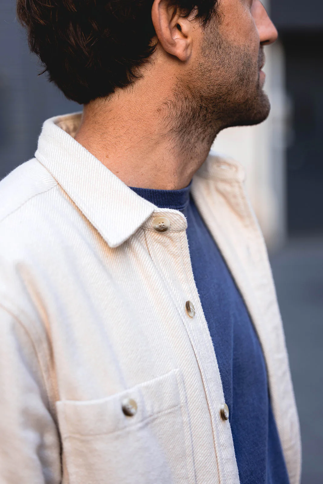 CUISSE DE GRENOUILLE - Surchemise en Twill – Image 3