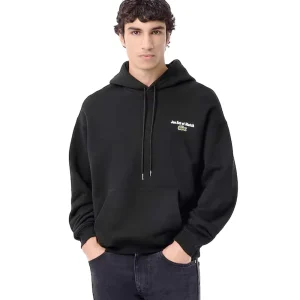 Sweat à capuche en polaire à imprimés multicolores