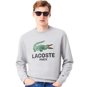 Sweat-shirt classique à col rond imprimé