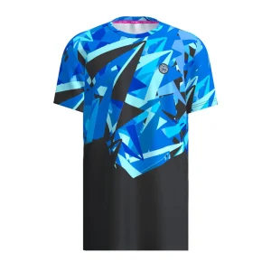 T-shirt à pointes - Gris foncé/bleu