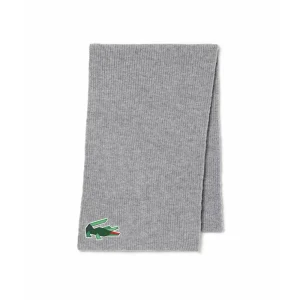 Écharpe en laine à motif crocodile