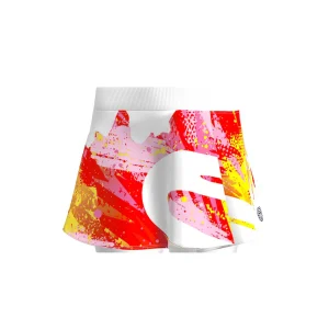 Jupe-short ondulée à imprimé Wild Arts