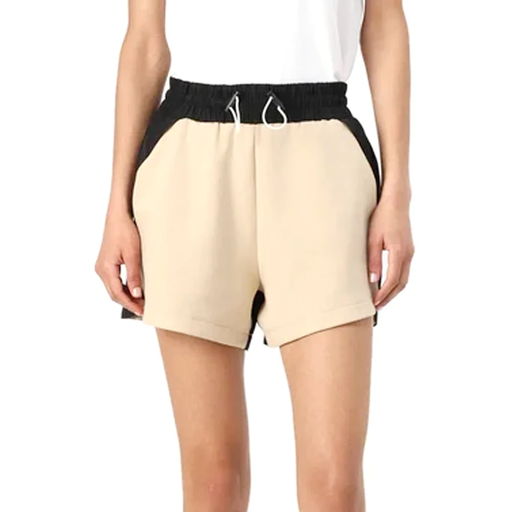 Short actif en mélange de coton avec dos contrasté – Image 3