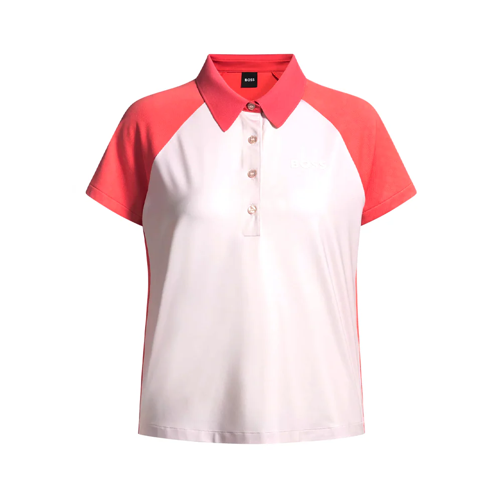 Polo actif à blocs de couleurs avec logo – Image 3