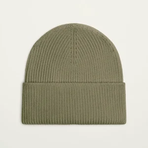 NITTO KNITWEAR - Bonnet Ara Vert Olive