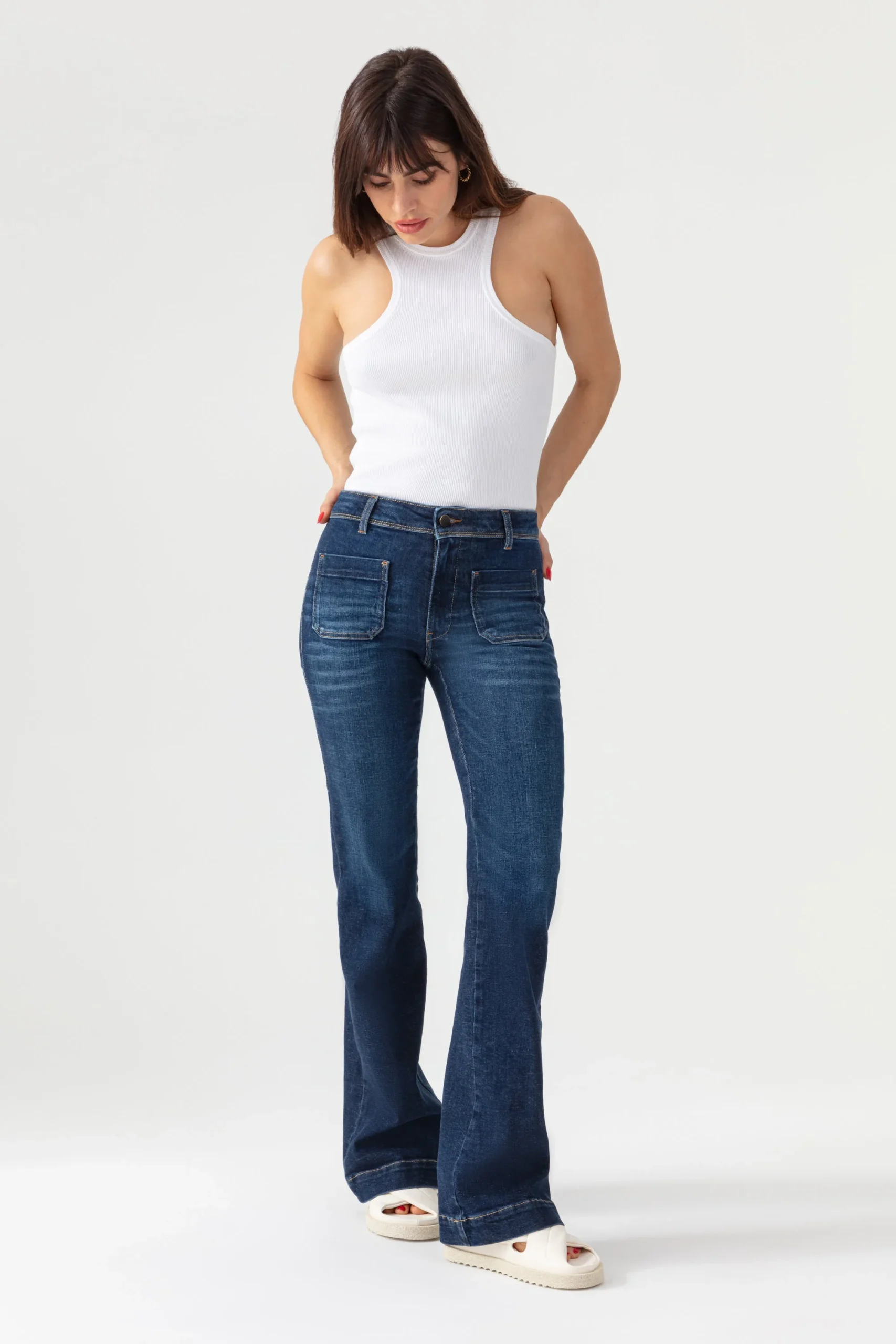 ACQUAVERDE - Jean Charlotte Dark Wash – Image 8