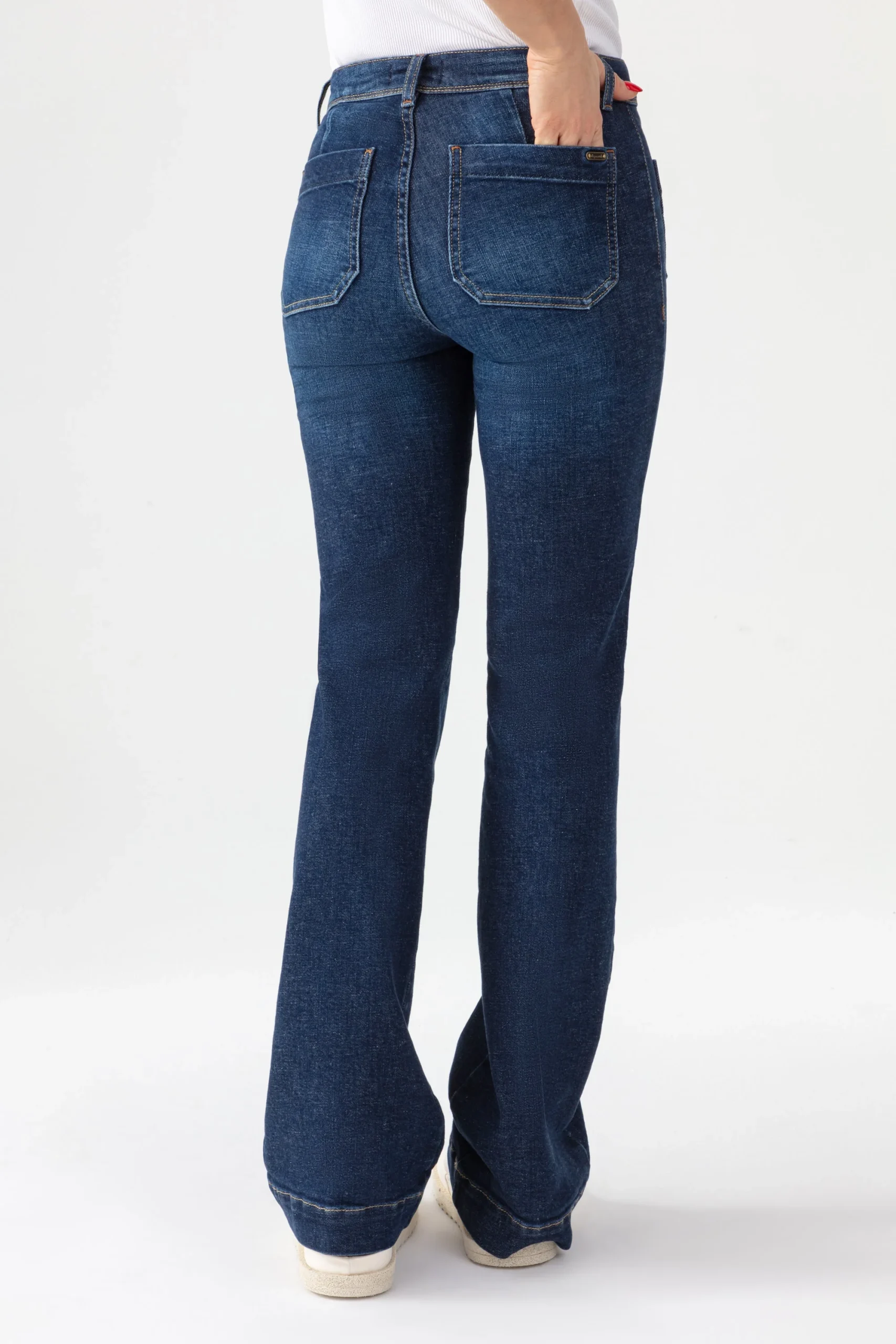 ACQUAVERDE - Jean Charlotte Dark Wash – Image 3