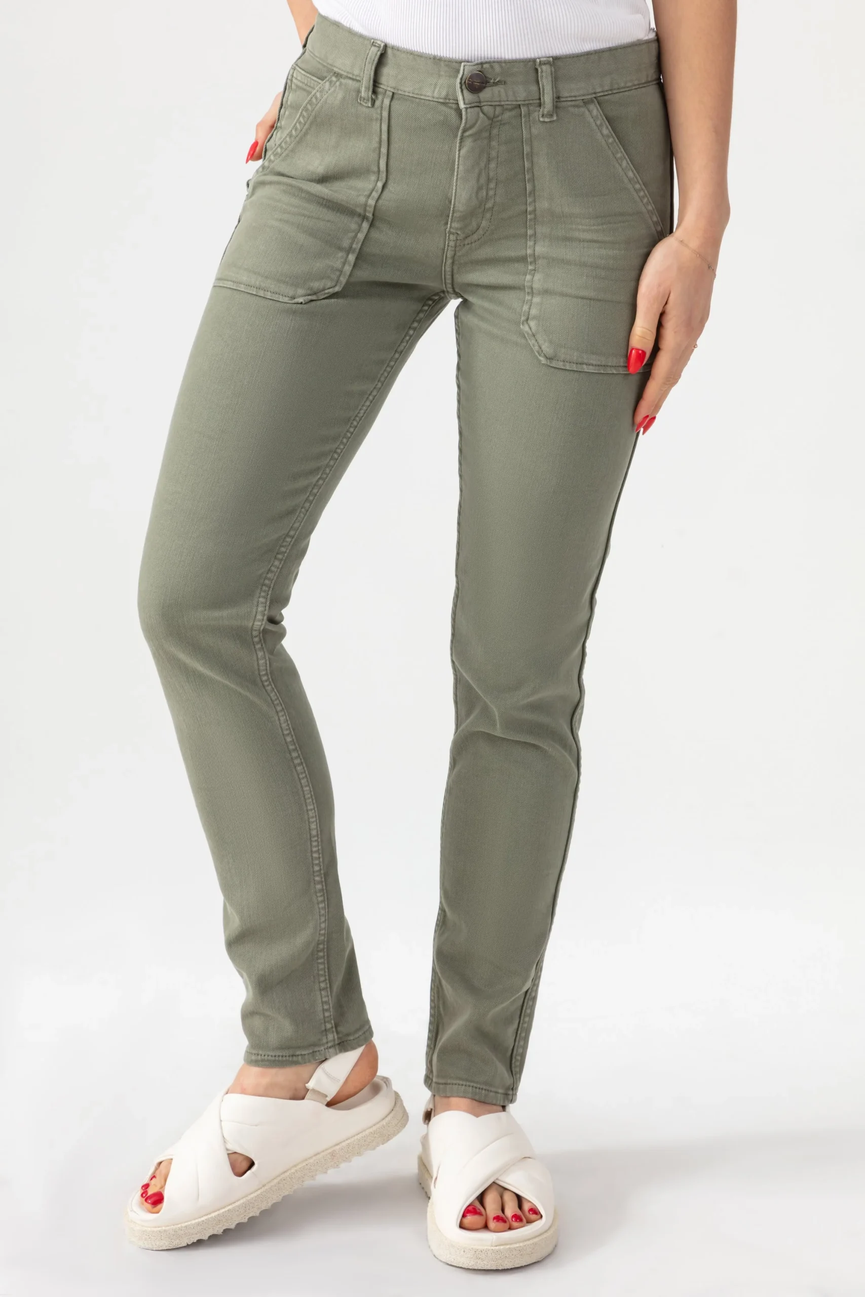 ACQUAVERDE - Pantalon Pierce Military Kaki – Image 2