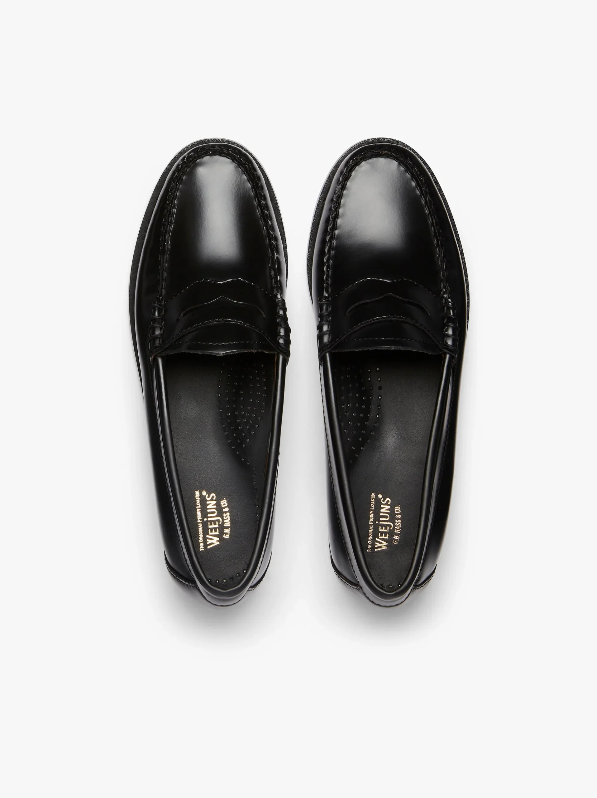 G.H. BASS & CO. - Weejuns Penny Loafers Black Leather – Image 7