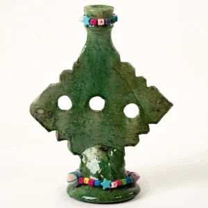 L'ÎLE BLEUE - BOUGEOIR CHAINE VERT