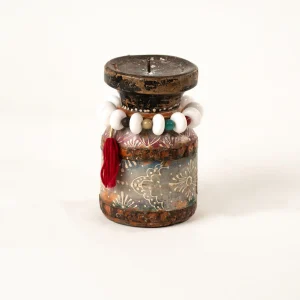 L'ÎLE BLEUE - BOUGEOIR B104 VINTAGE GREY