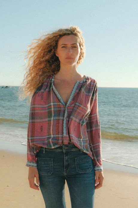 L'ÎLE BLEUE - Blouse Lily Purple – Image 3