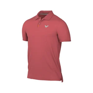 Polo Rafa coupe ajustée Nike (Homme) - Braise brillante/Braise brillante/Glace jade