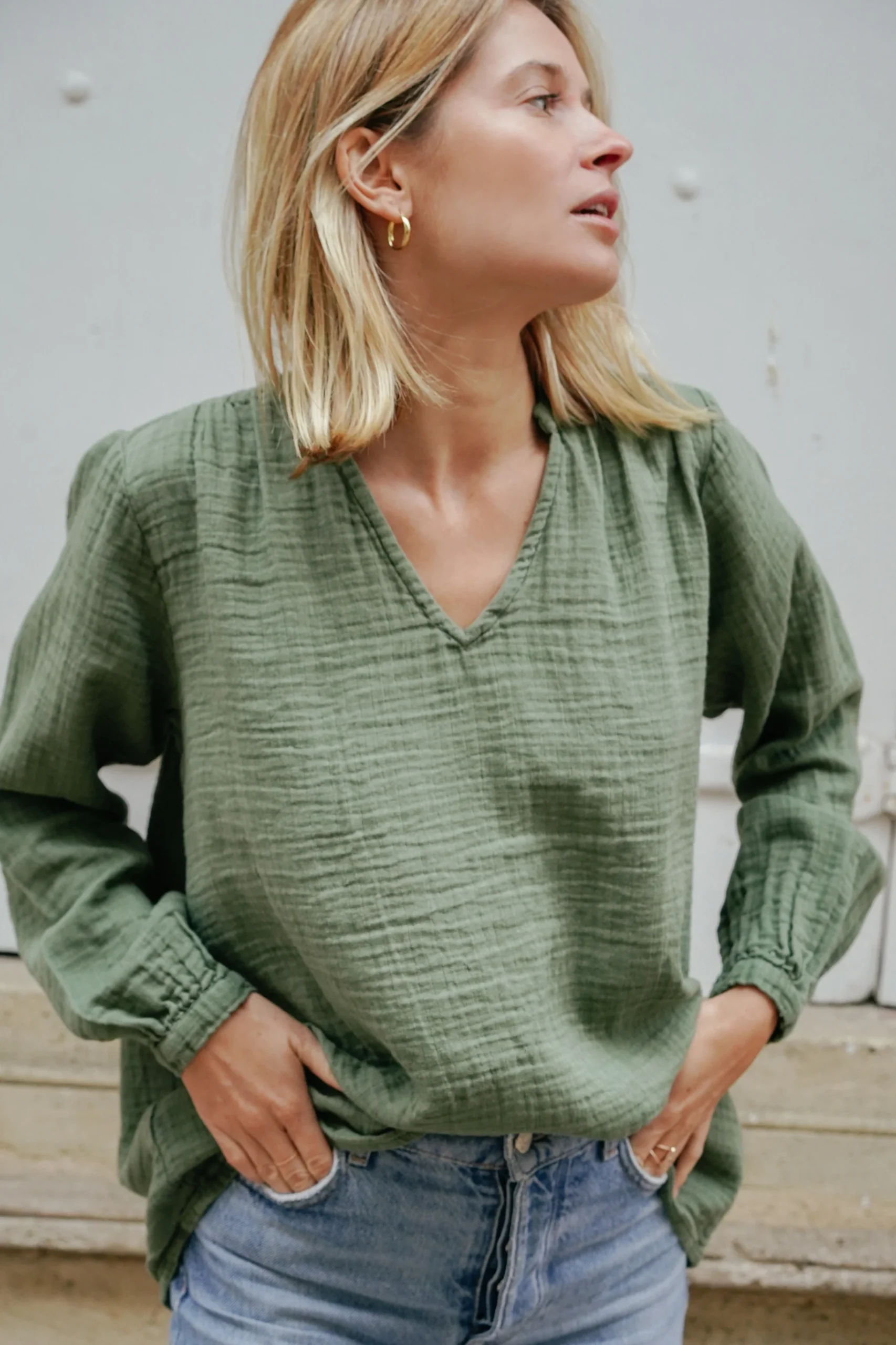 L'ÎLE BLEUE - Blouse Amélie – Image 2