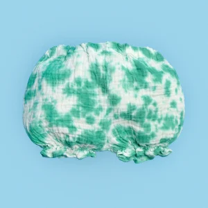 L'ÎLE BLEUE - Bloomer Gaze de Coton Tie & Dye Vert