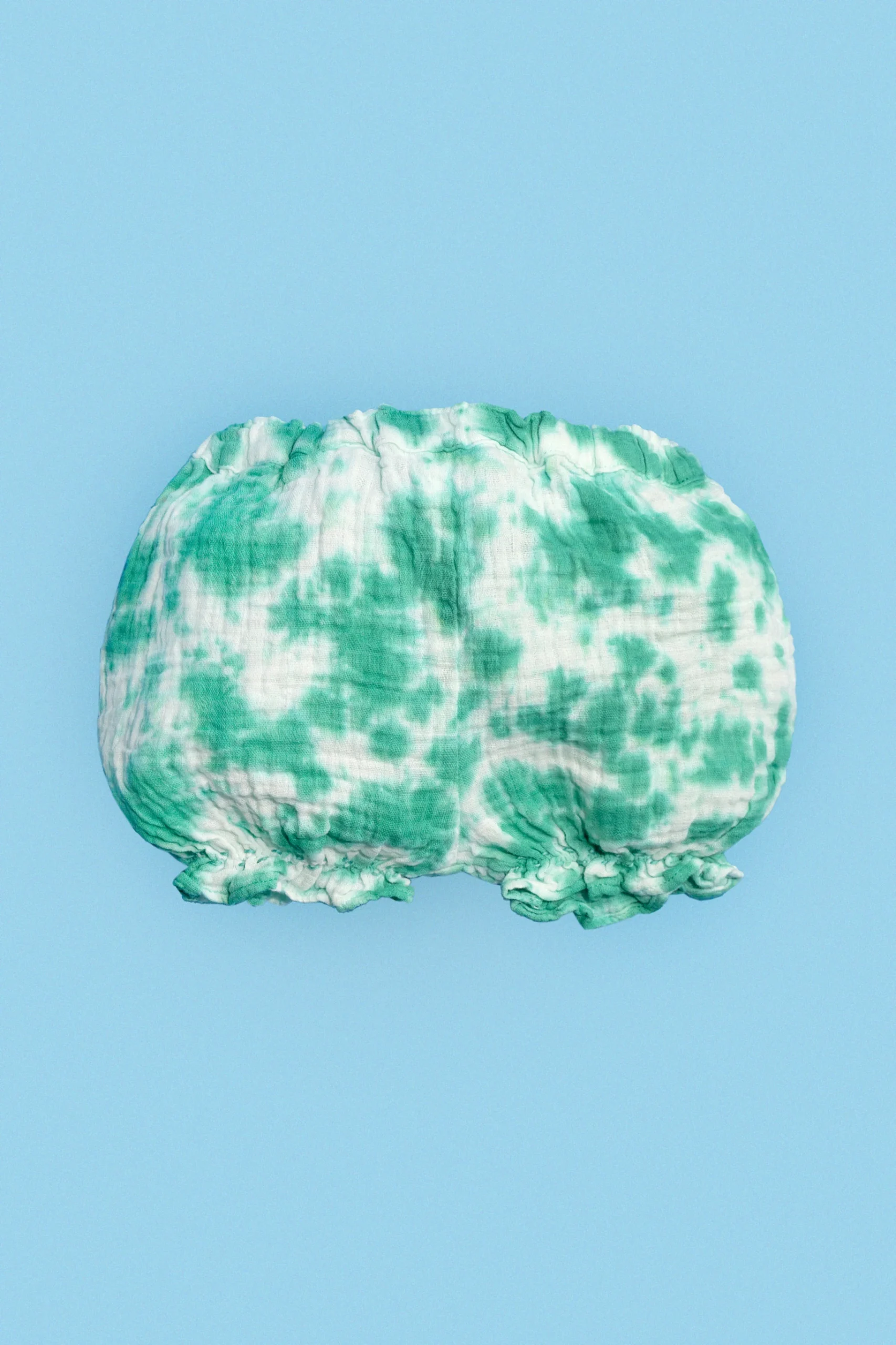 L'ÎLE BLEUE - Bloomer Gaze de Coton Tie & Dye Vert