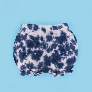 L'ÎLE BLEUE - Bloomer Gaze de Coton Tie & Dye Bleu