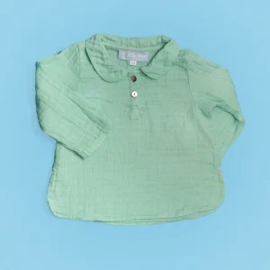 L'ÎLE BLEUE - Chemise Eugène Vert