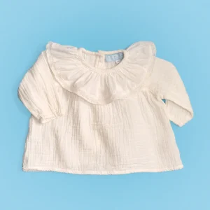 L'ÃŽLE BLEUE - Blouse Lou Gaze de Coton