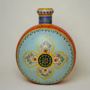 L'ÎLE BLEUE - Pot Peint à la Main