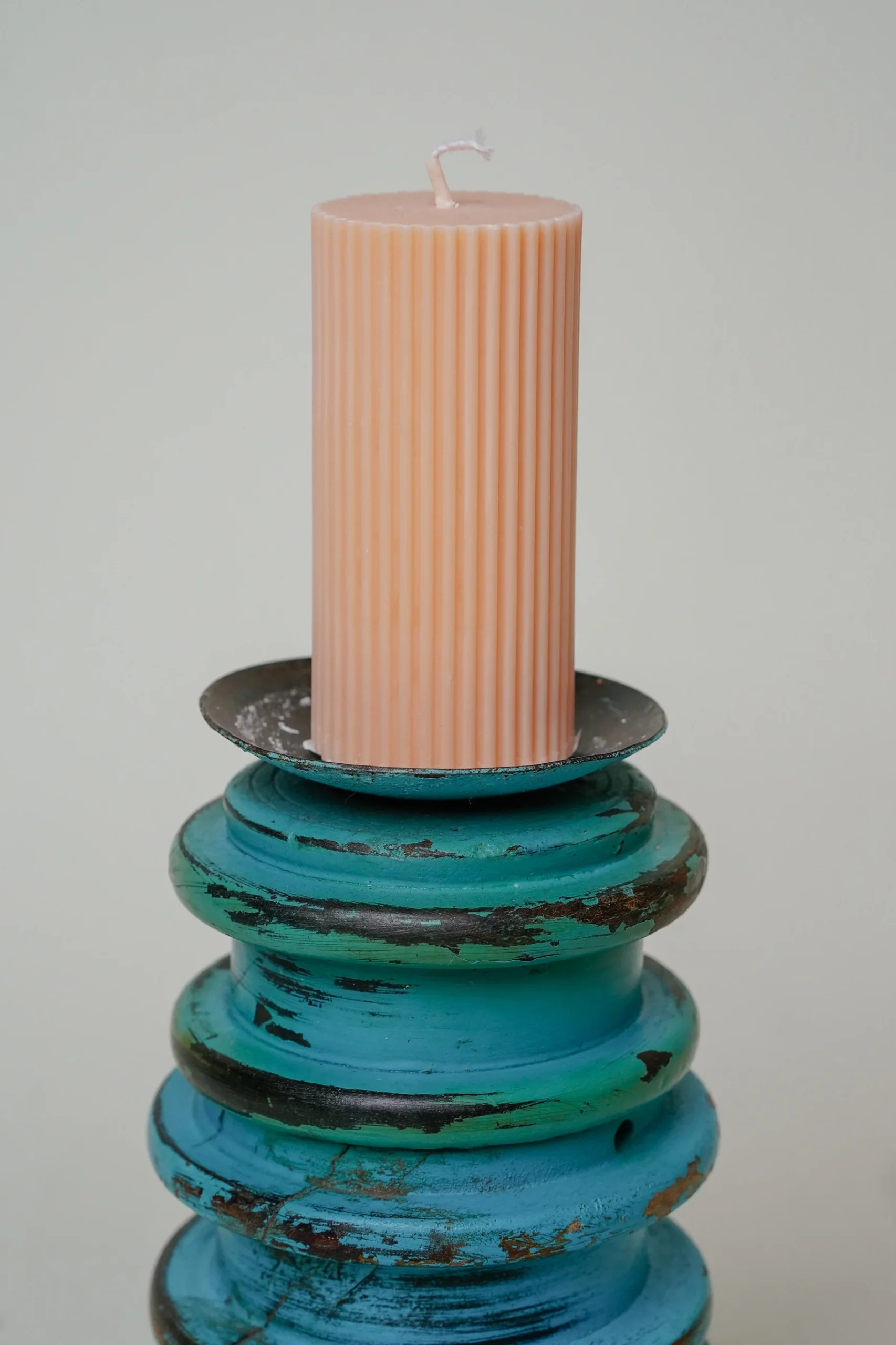 L'ÎLE BLEUE - Bougeoir en Acacia – Image 4