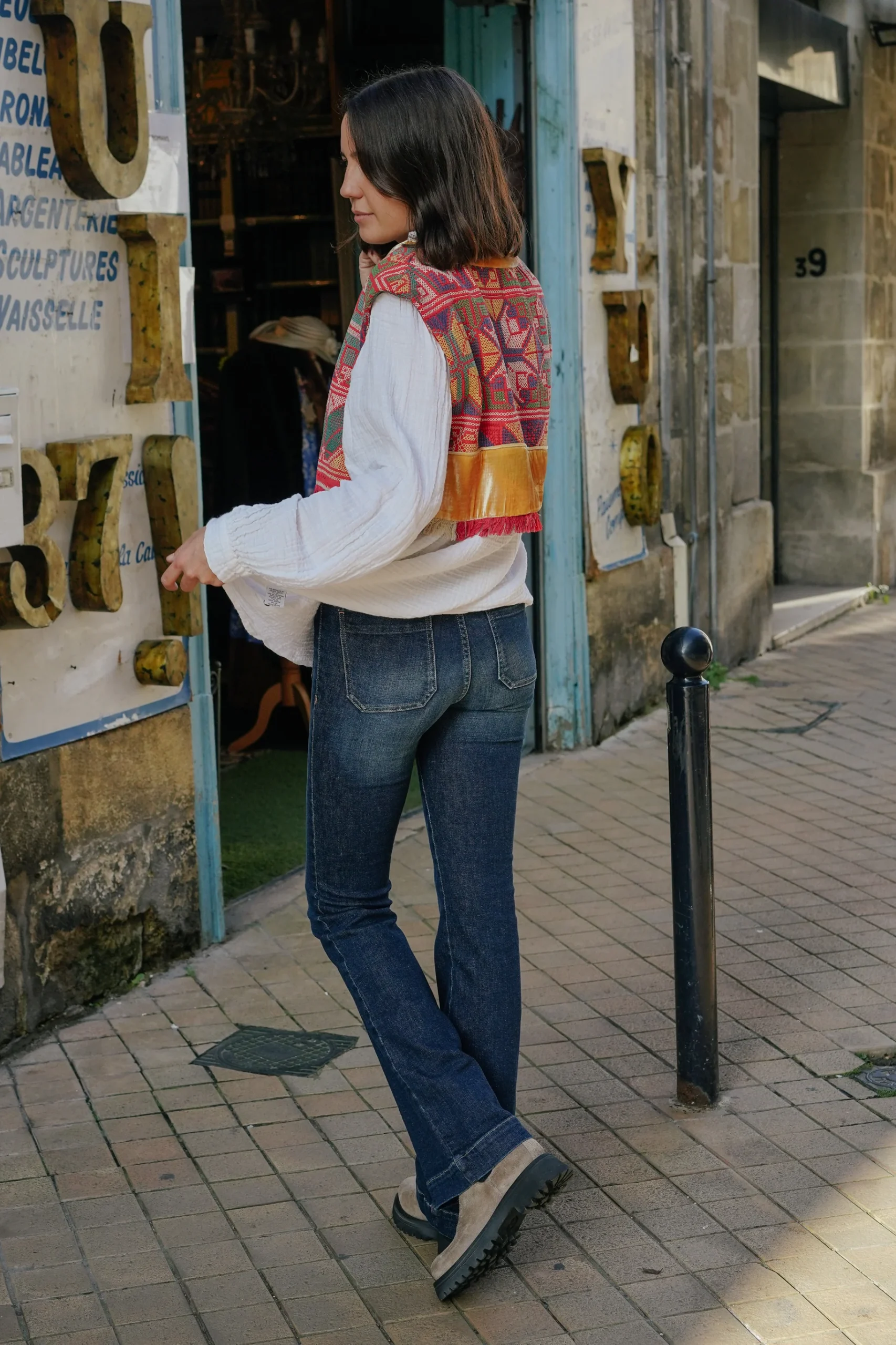 ACQUAVERDE - Jean Charlotte Dark Wash – Image 5