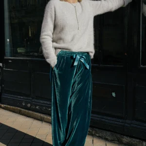 L'ÎLE BLEUE - Pantalon Guite Green