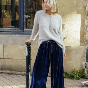 L'ÎLE BLEUE - Pantalon Guite Blue