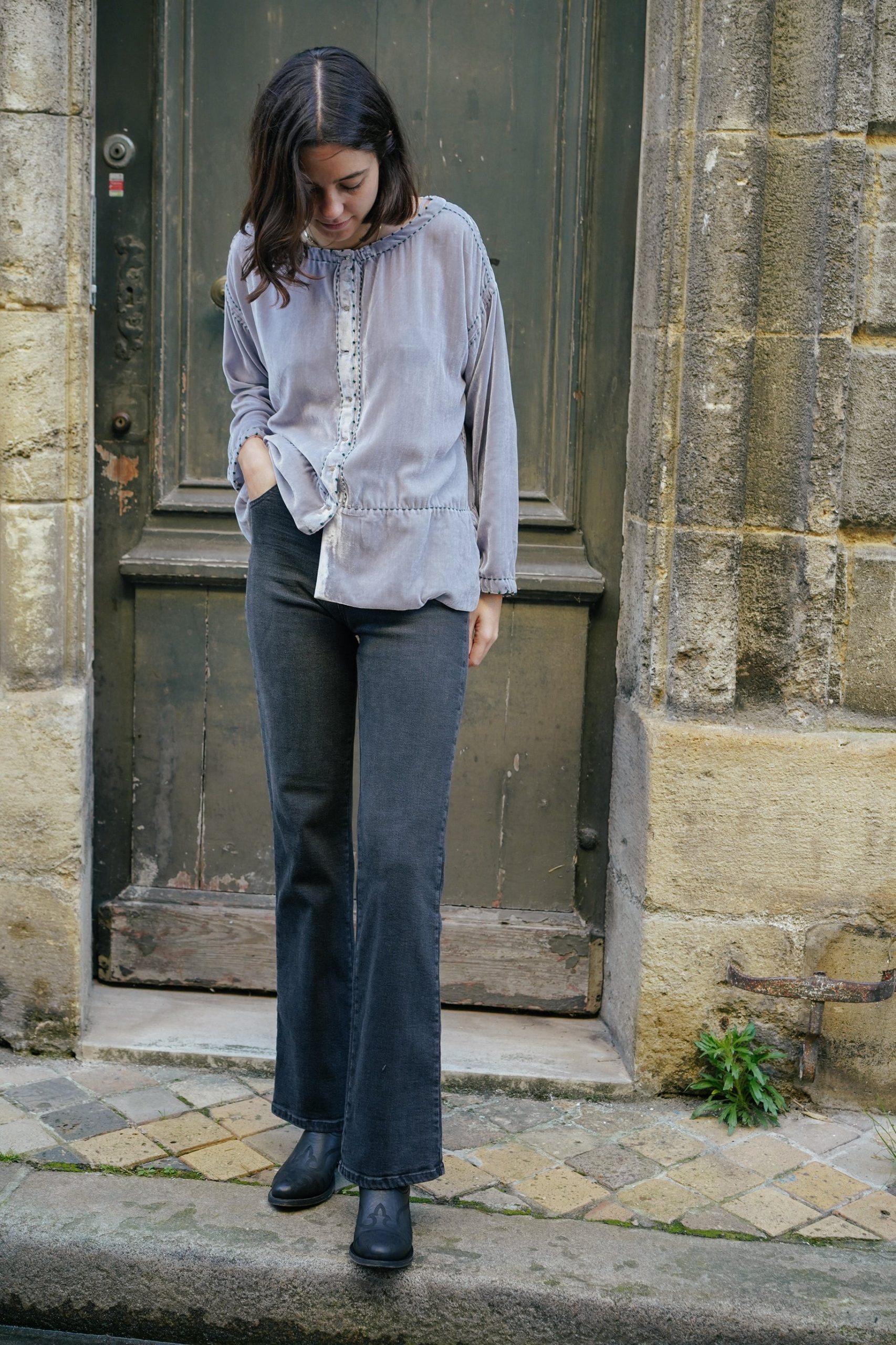 L'ÎLE BLEUE - Blouse Frieda Light Blue – Image 7