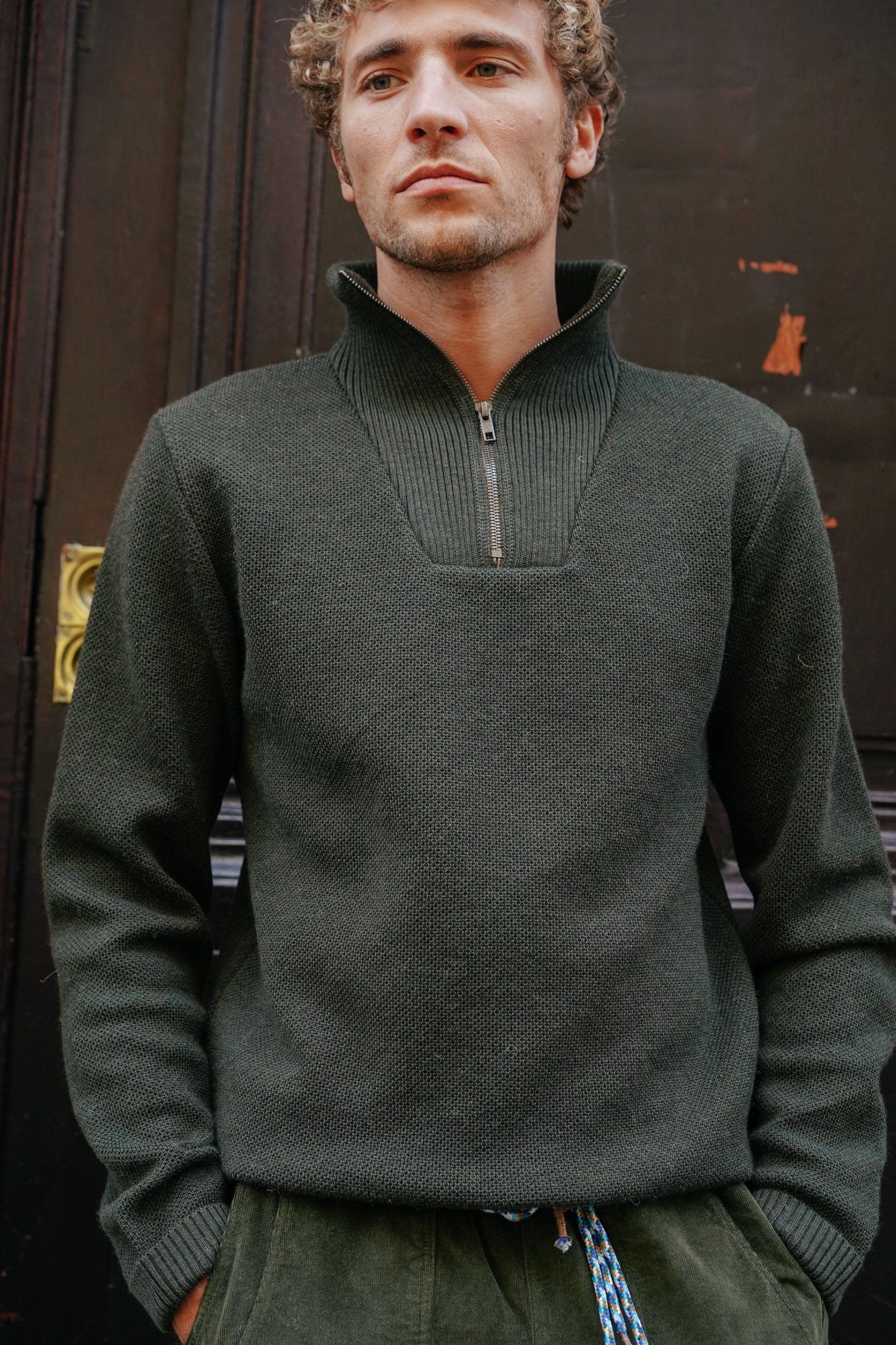 NITTO KNITWEAR - Youri Col Camioneur – Image 2