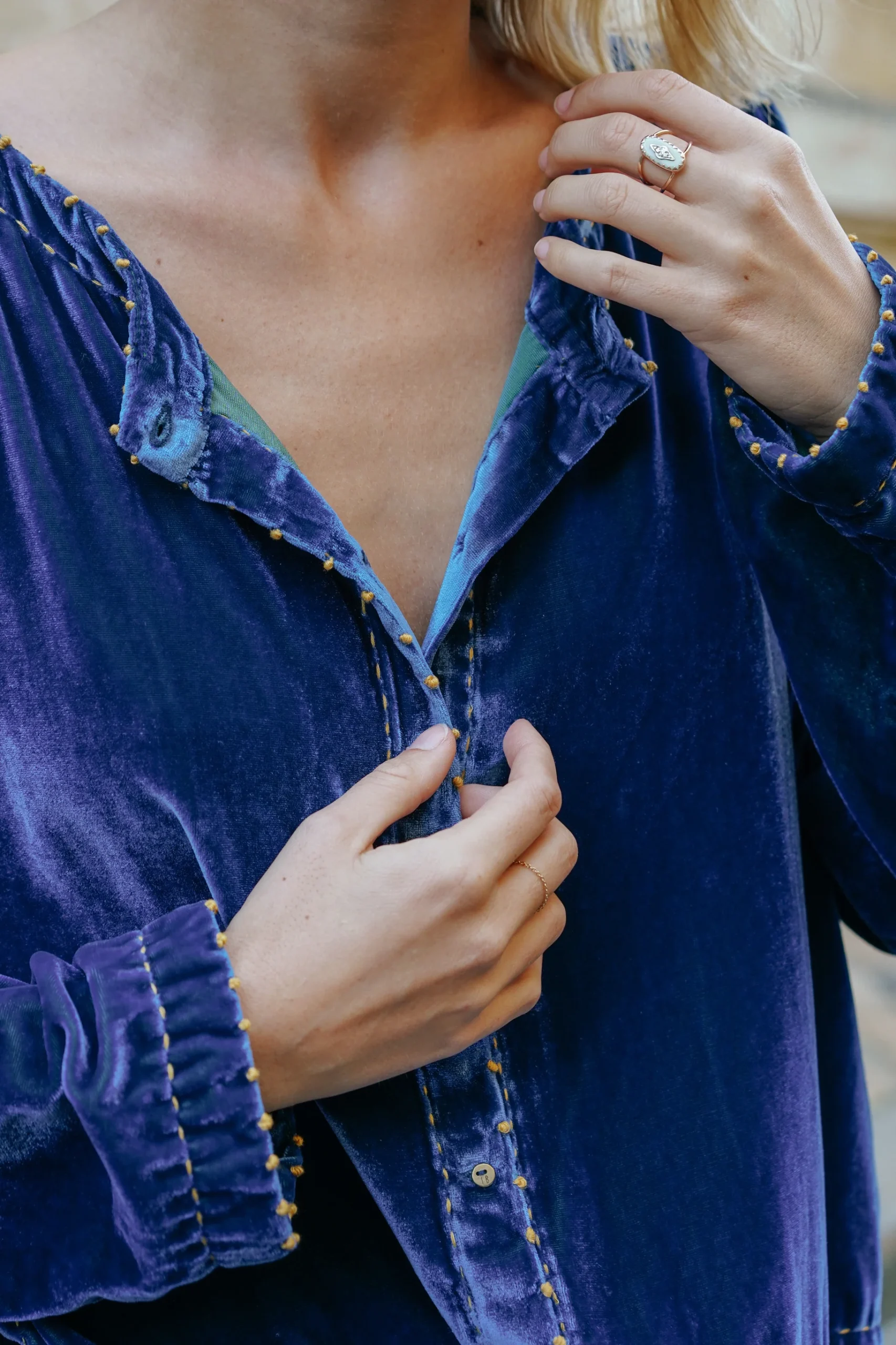 L'ÎLE BLEUE - Blouse Frieda Blue – Image 3