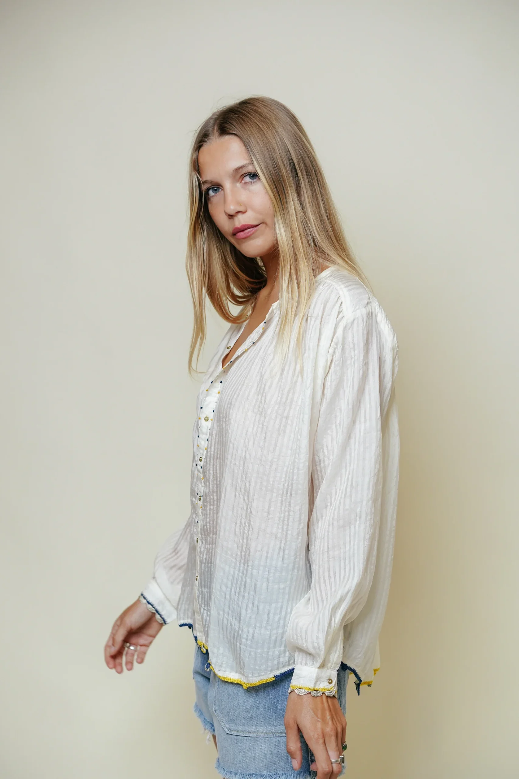 L'ÎLE BLEUE - Blouse Lily Soie – Image 9