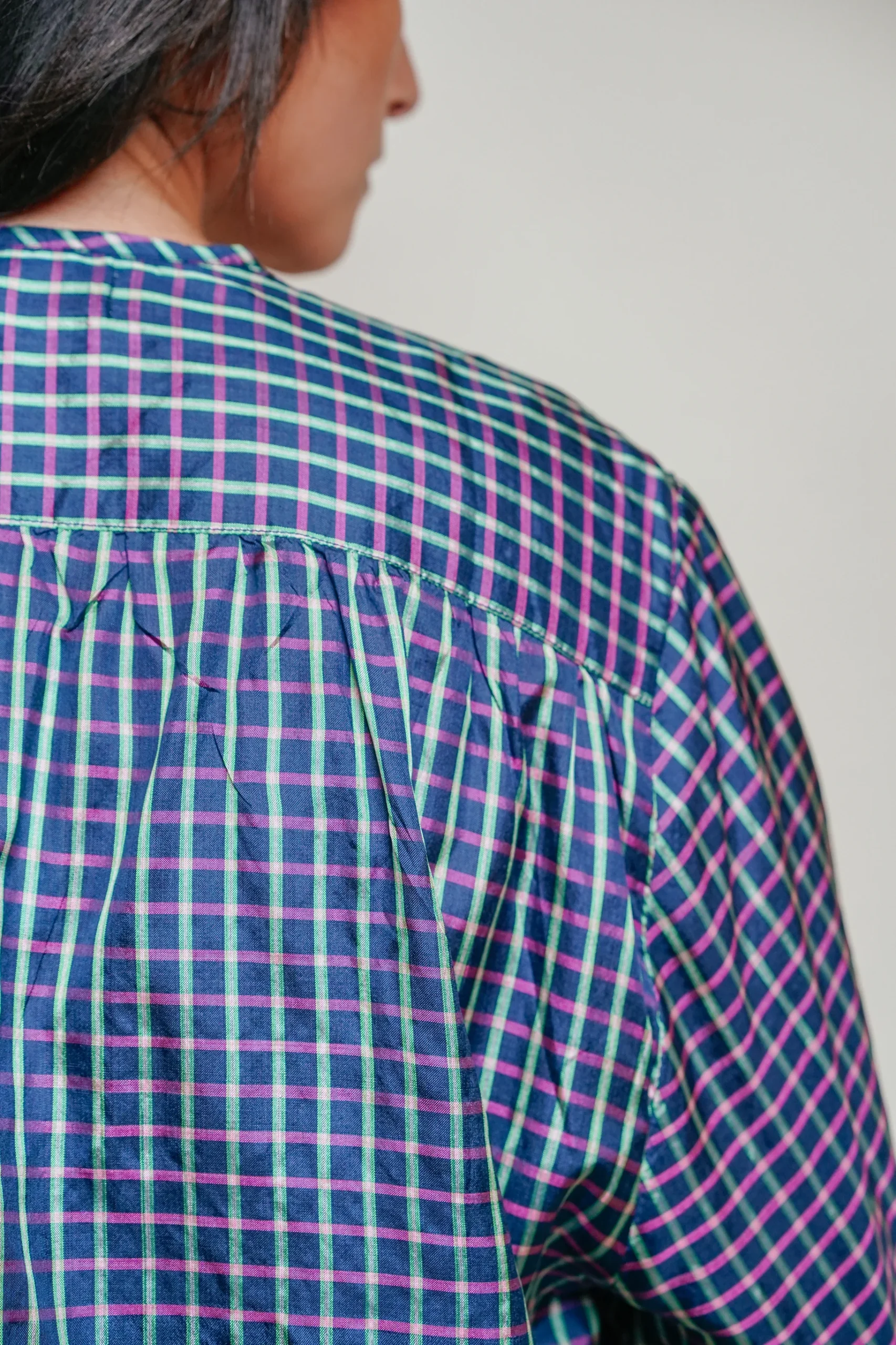 L'ÎLE BLEUE - Blouse Kamini Silk Navy – Image 6